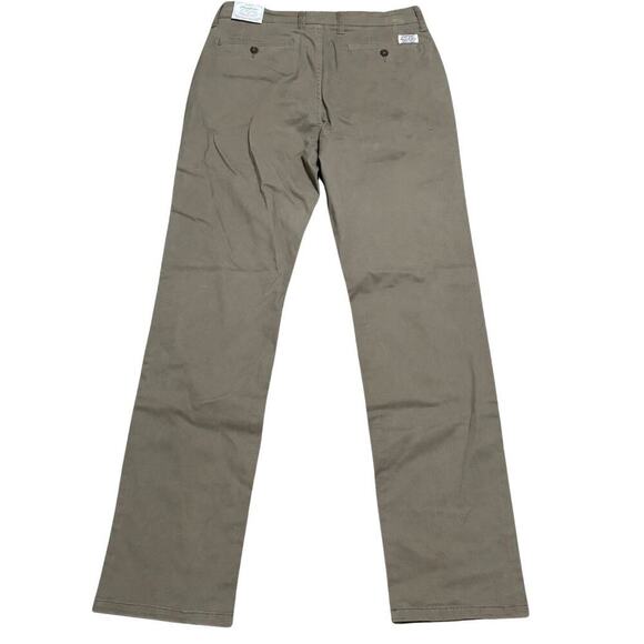 FLAG & ANTHEM Mens Portland Relaxed Stretch Chino Khaki Pants NWT 30W 34L - Picture 3 of 7